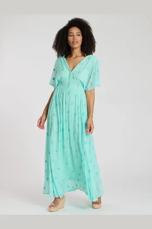 South Beach Sequin Detail Button Midi Dress 12