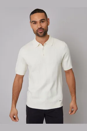 Threadbare Mini Cable Knit Polo Shirt XXL