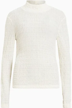 AllSaints AllSaints White Connie Francesco Long Sleeve T-Shirt M
