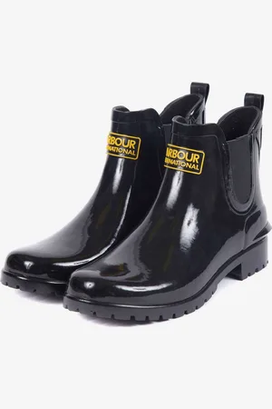 Barbour Black Assen Chelsea Wellington Boots AU 5 (EU 36)