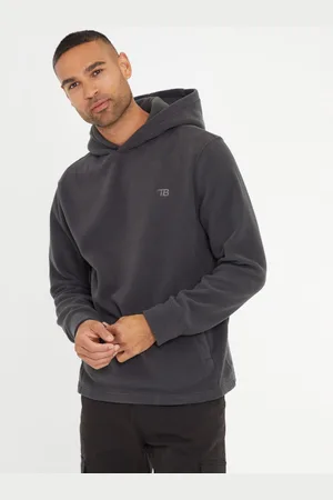 Threadbare Grey Microfleece Overhead Hoodie S