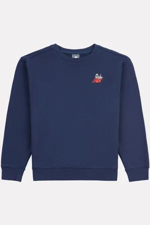 New Balance Blue Kids Sneaker Guy Crew Sweatshirt 12
