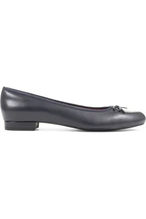 JONES BOOTMAKER Soleil Leather Low Ballet Shoes AU 8 (EU 39)
