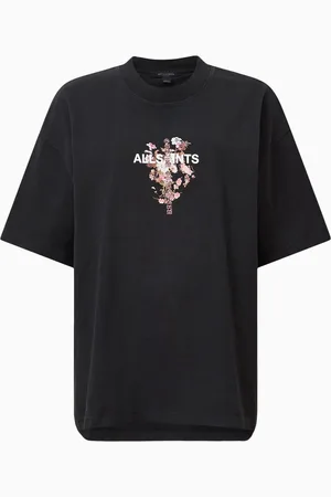 AllSaints AllSaints Black Eternal Etta 100% Organic Cotton T-Shirt xsmall