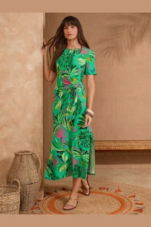 Love & Roses Jersey Midi Dress AU 18