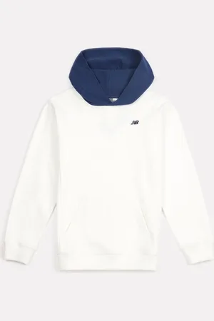 New Balance Cream Boys 100% Cotton Premium Hoodie 14