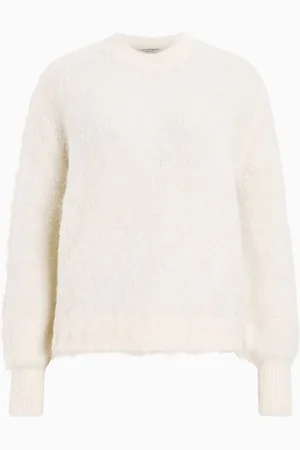 AllSaints AllSaints White Vortex Jumper S