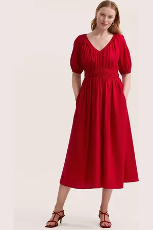 Finery London Piper Cotton Midi Dress 14
