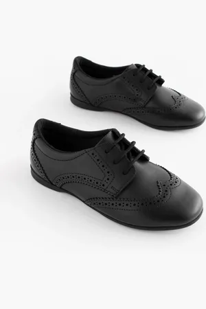 Next Narrow Fit (E) Leather Brogue Lace-Up School Shoes AU 4.5 (EU 37.5)