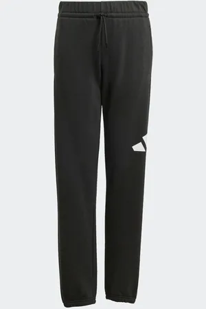 adidas Black Large Logo Joggers 11