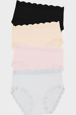 Stripe & Stare High Rise Knickers 4 Pack XS