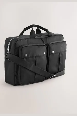 Next Black Nylon Modular Briefcase One