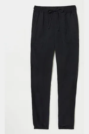 Fat Face FatFace Lyme Black Cuffed Joggers AU 14 R