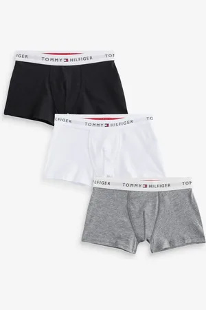 Tommy Hilfiger Chalk White Signature Essential Boxer Briefs 3 Pack 158164cm
