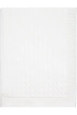 Emile et Rose Cable Knit Baby 100% Cotton Blanket One