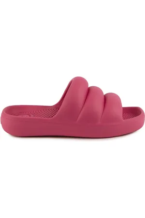 Totes Pink Solbounce Ladies Moulded Pillow Slides AU 8 (EU 39)