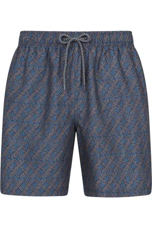 Mountain Warehouse Mens Aruba Printed Quick Drying Swimshorts with UV Max Protection large