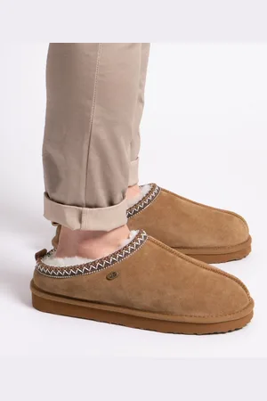 Just Sheepskin Mens Miles Swept Back Mule Slippers AU 9 (EU 42.5)