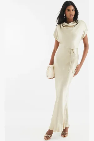 River Island Cowl Neck Maxi Dress AU 16