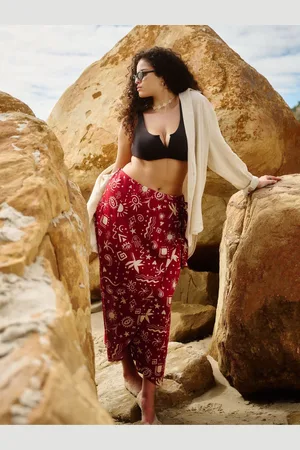 Simply Be Print Wrap Skirt 14