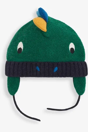 JoJo Maman Bébé Green Dinosaur Hat 0