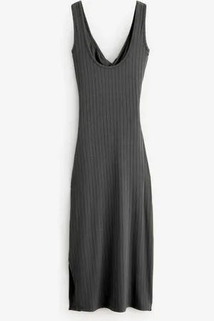 Billabong Take a Look Open Back Jersey Scoop Neck Dress