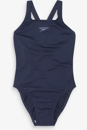 Speedo Navy Endurance+ Medalist Swimsuit AU 16