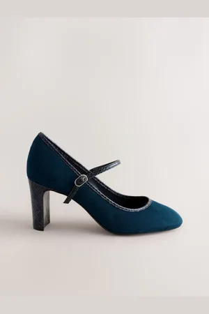Next Standard Fit Forever Comfort Round Toe Mary Jane Block Court Shoes AU 6 (EU 37)