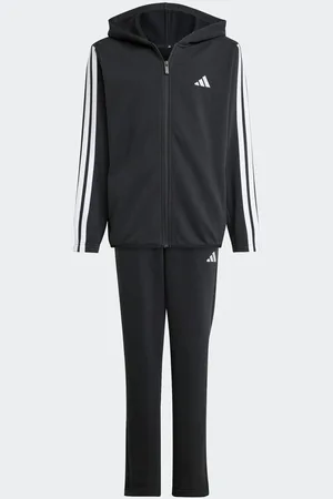 adidas Black/White Essentials Tracksuit 158164cm