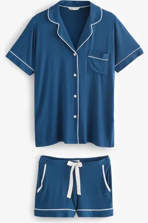 Cyberjammies Blue Revere Jersey Shorty Set AU 16