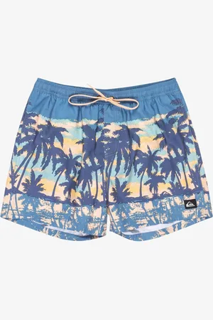 Quiksilver Tropical Print Everyday Straight Volley 15 Swim Shorts XL