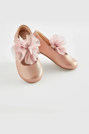Next Standard Fit (F) Mary Jane Flower Girl Bow Occasion Shoes AU 4 (EU 20.5)