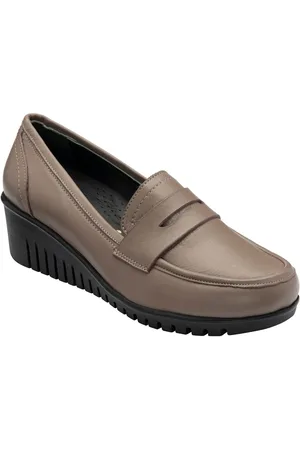 Lotus Leather Slip-On Wedge Shoes AU 10 (EU 42)