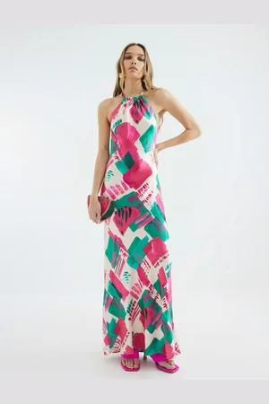 River Island Halter Neck Midi Dress 16