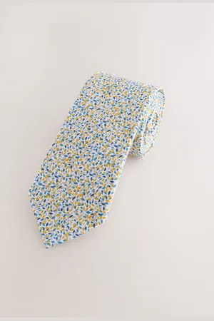 Next Scattered Leaves 100% Cotton Printed Tie One