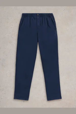 White Stuff Blue Sutton Drawstring Trousers 36W x 31L (UK 36 R)