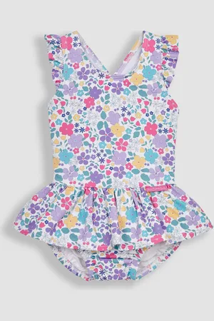 JoJo Maman Bébé Pastel Swimsuit With Integral Nappy 6