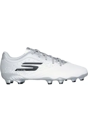 Skechers Off White White / Gold Older Kids Firm Ground Football Boots AU 2 (EU 35)
