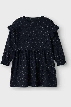 NAME IT Cherry Print Long Sleeve Dress 3