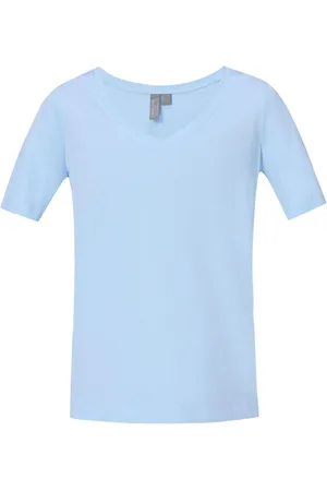 Sweaty Betty Blue Essential V-Neck T-Shirt xlarge