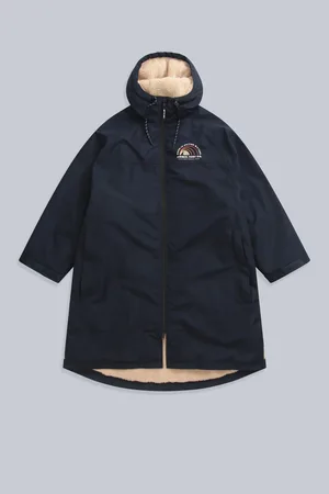 Animale Navy Blue Mens Hazey Waterproof Beach Parka M