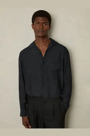 Reiss Aperitif Cocktail-Jacquard Faille Shirt S