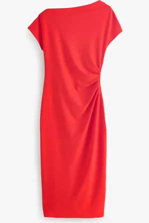 French Connection Valetta Off Shoulder Midi Dress XS