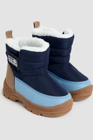 JoJo Maman Bébé Navy Blue Cosy Snow Boots AU 12 (EU 30)