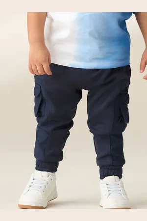 Angel & Rocket Blue Frank Panelled Joggers 3