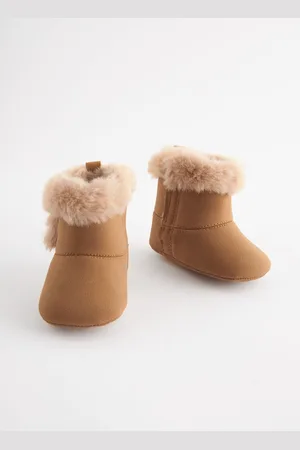 Next Tan Brown Pull-On Baby Boots (0-24mths) 3