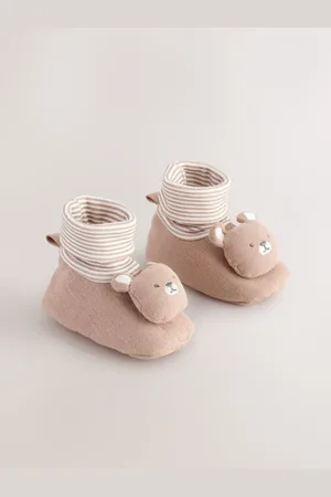Next Neutral Bear Baby Sensory Sock Top Boots (0-24 months) (0-2mths) 6