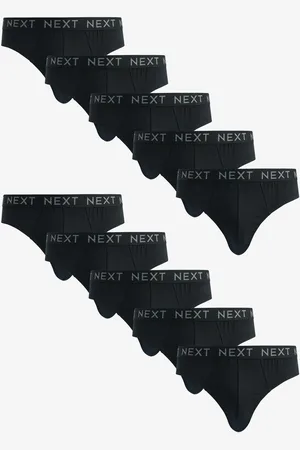 Next Black 10 pack Cotton Rich Briefs 3XL