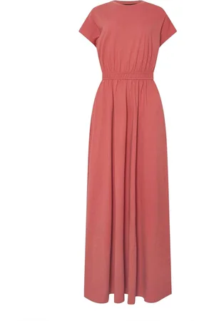 Long Tall Sally 100% Cotton Shirred Waist Dress AU 20 Tall