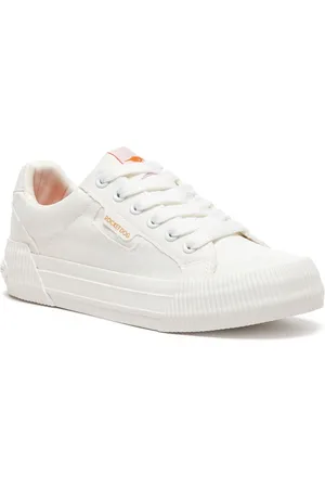 Rocket Dog Cheery Canvas Cotton White Trainers AU 8 (EU 39)